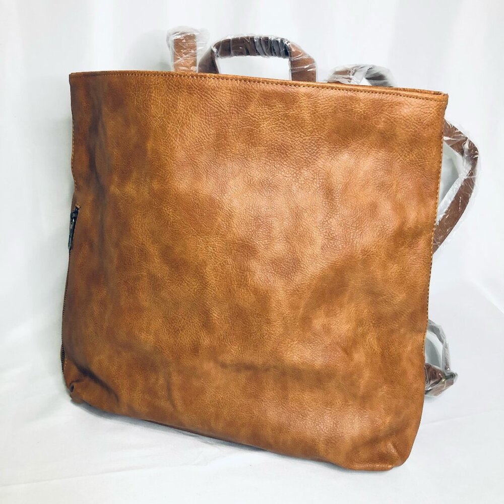Thirty One High Street Backpack (NWT) Caramel Distressed Pebble